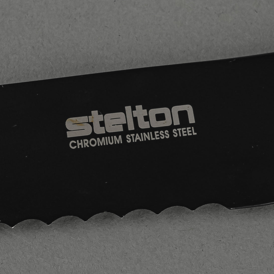STELTON Pure Black Stainless Steel Bread Knife
