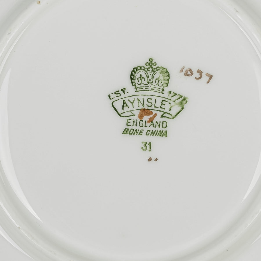 AYNSLEY Cup And Saucer 1037 N.Brunt Orchard Fruit