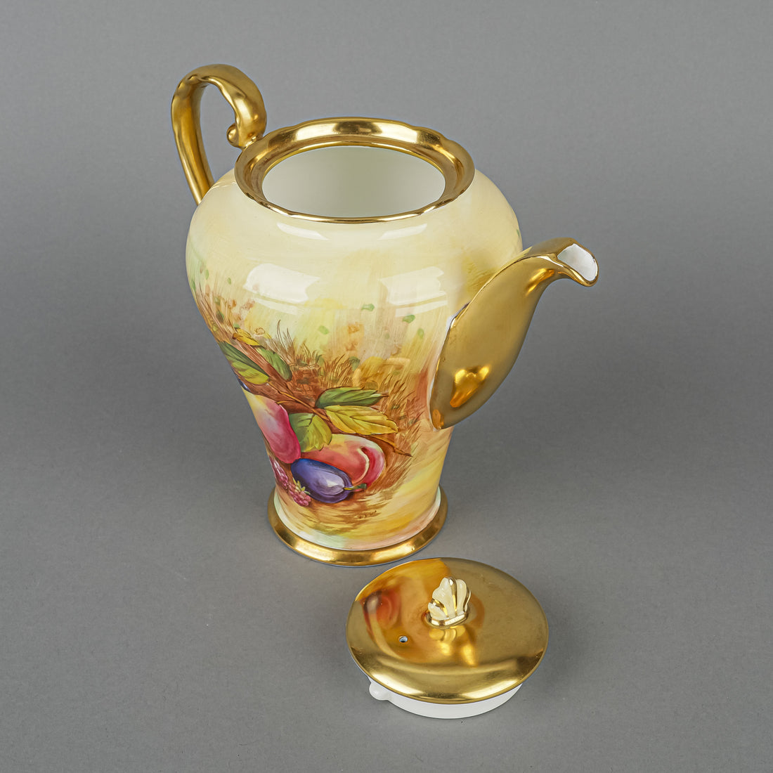 AYNSLEY Golden Orchard C746 Coffee Set 16 Pieces