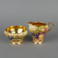 AYNSLEY Golden Orchard C746 Coffee Set 16 Pieces
