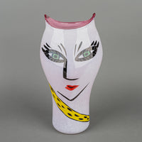 KOSTA BODA Ulrica Hydman-Vallien 'Open Minds' Face Vase