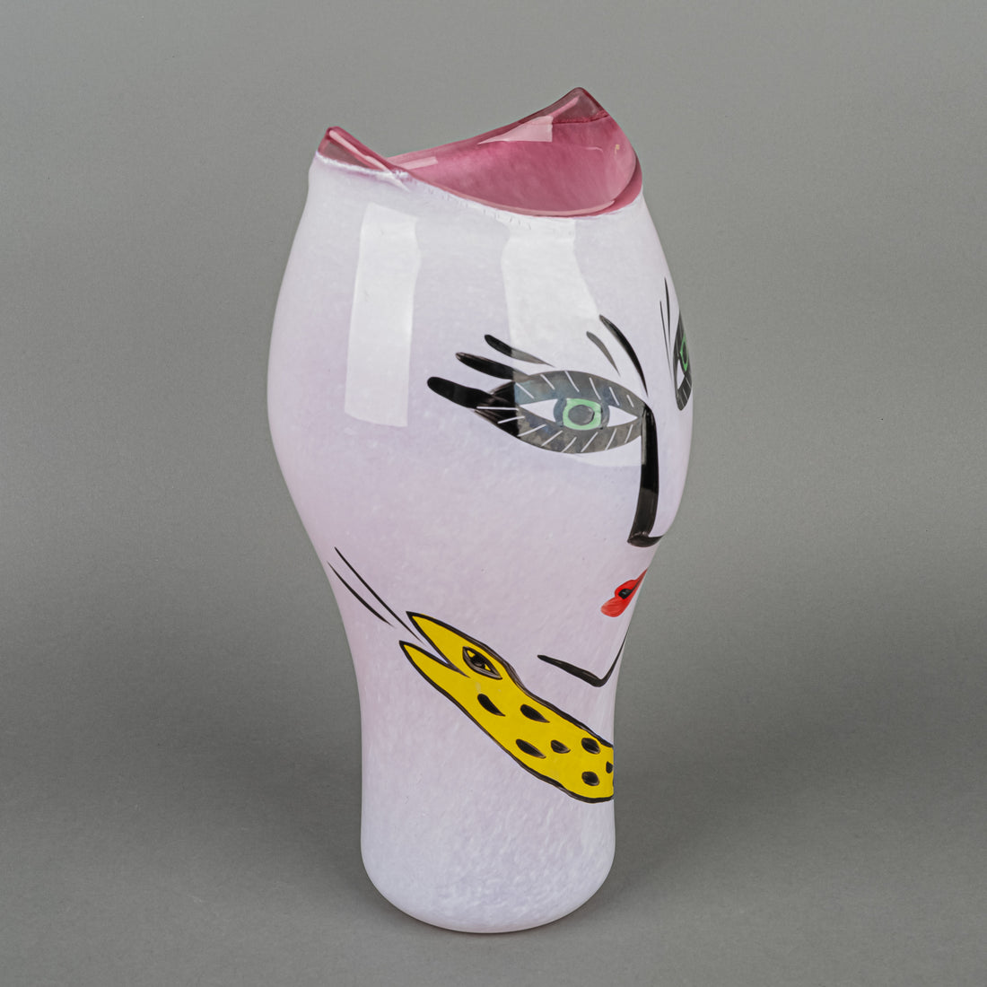 KOSTA BODA Ulrica Hydman-Vallien 'Open Minds' Face Vase
