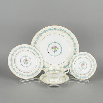 COALPORT Queen Elizabeth 8 Place Settings Plus Extras