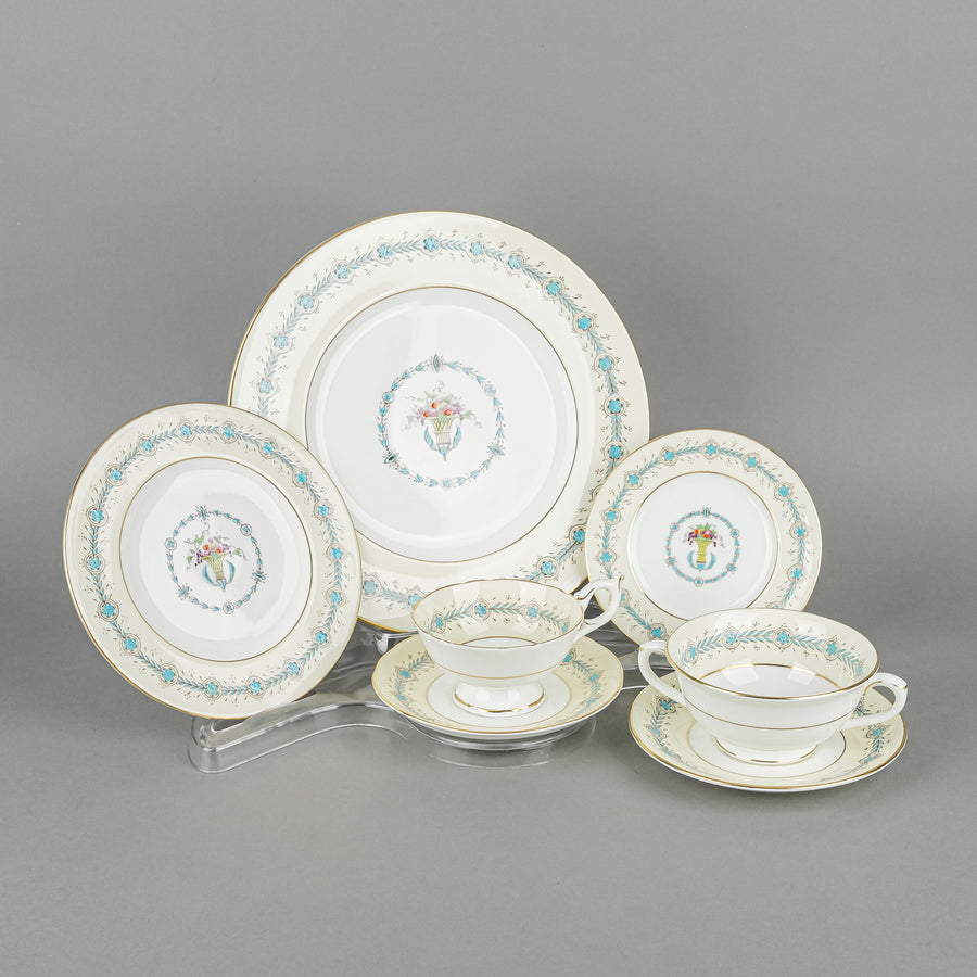 COALPORT Queen Elizabeth 8 Place Settings Plus Extras