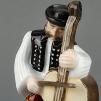 HEREND Musician Playing Bass 5411 Figurine