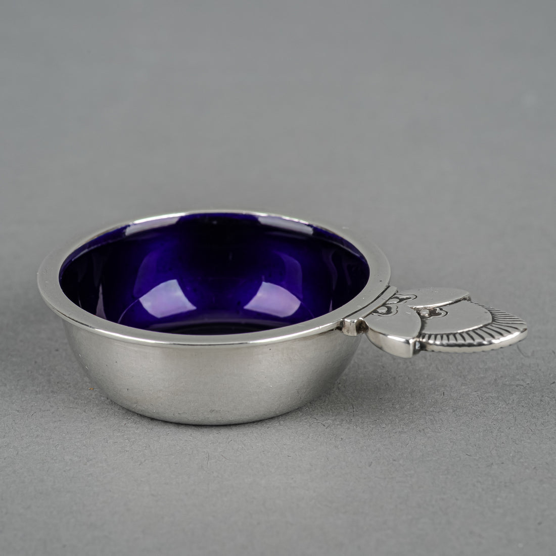 GEORG JENSEN Cactus Sterling Enameled Salt Cellars Set of 2