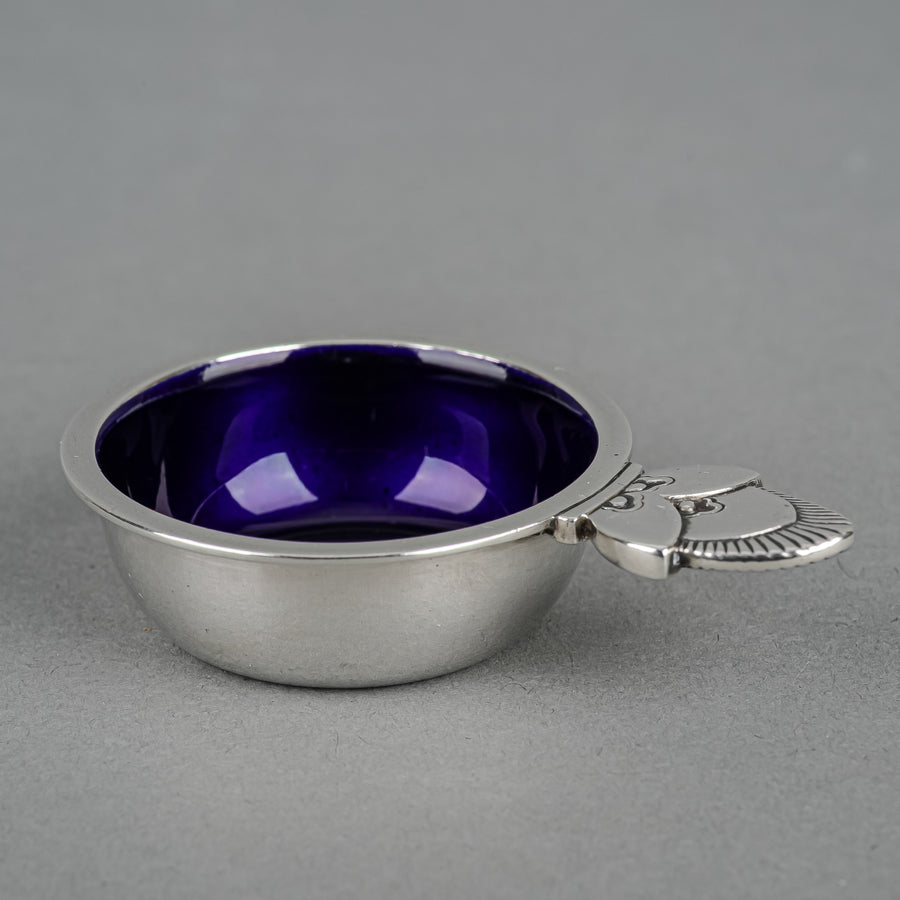 GEORG JENSEN Cactus Sterling Enameled Salt Cellars Set of 2