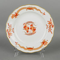 MEISSEN Dragon Red Dinner Plate