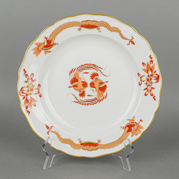 MEISSEN Dragon Red Dinner Plate
