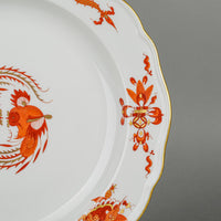 MEISSEN Dragon Red Salad/Dessert Plates Set/4
