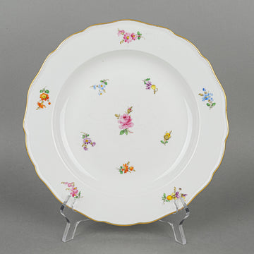 MEISSEN Scattered Flowers Dinner Plates Set/7