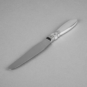 GEORG JENSEN Cactus Sterling Handle Stainless Steel Luncheon Knives Set of 10