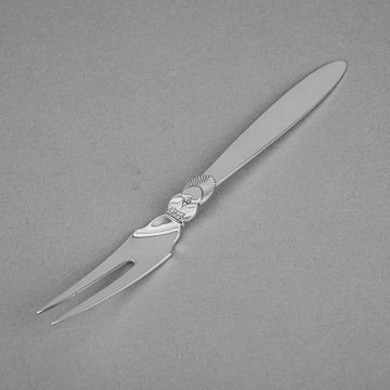 GEORG JENSEN Cactus Sterling 2 Tine Cold Meat Fork