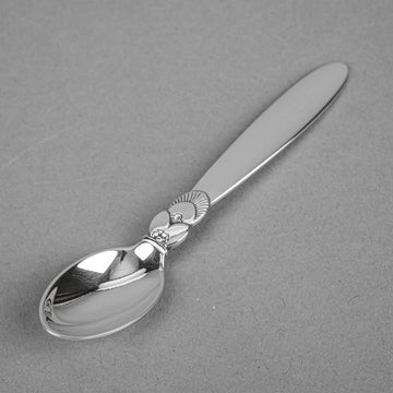 GEORG JENSEN Cactus Sterling Mocha Spoons Set of 8