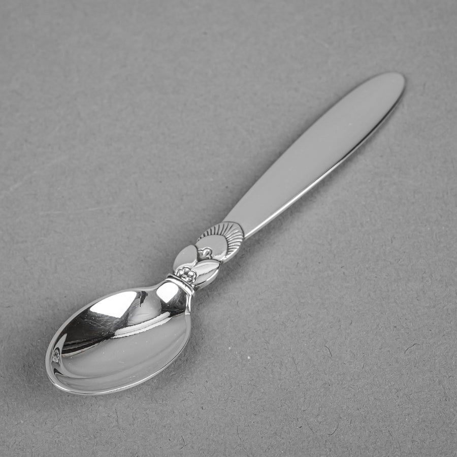 GEORG JENSEN Cactus Sterling Mocha Spoons Set of 8
