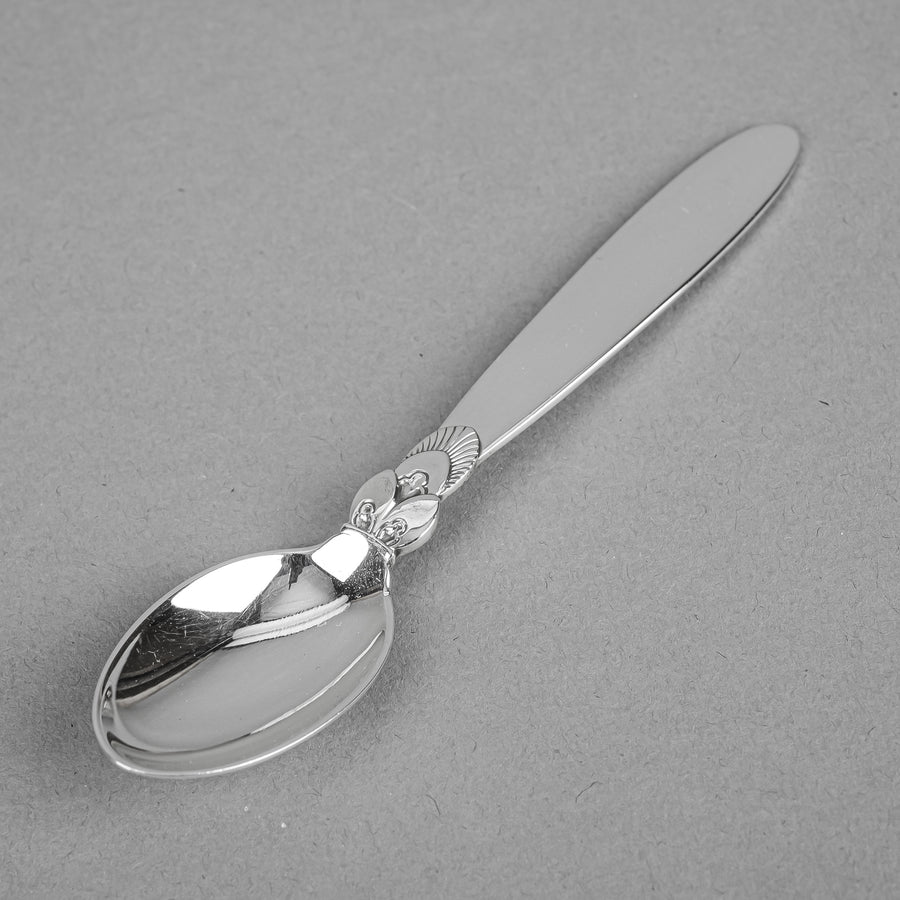 GEORG JENSEN Cactus Sterling Five O'clock Spoons Set of 11