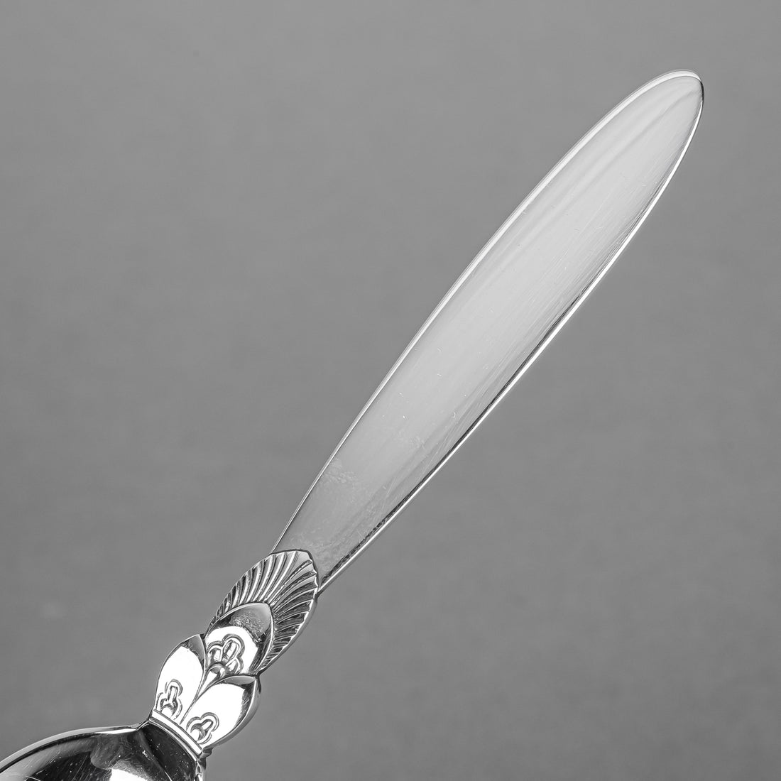 GEORG JENSEN Cactus Sterling Small Teaspoons Set of 11