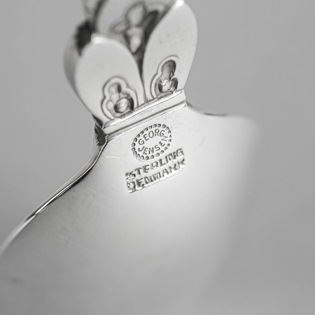 GEORG JENSEN Cactus Sterling Small Teaspoons Set of 11