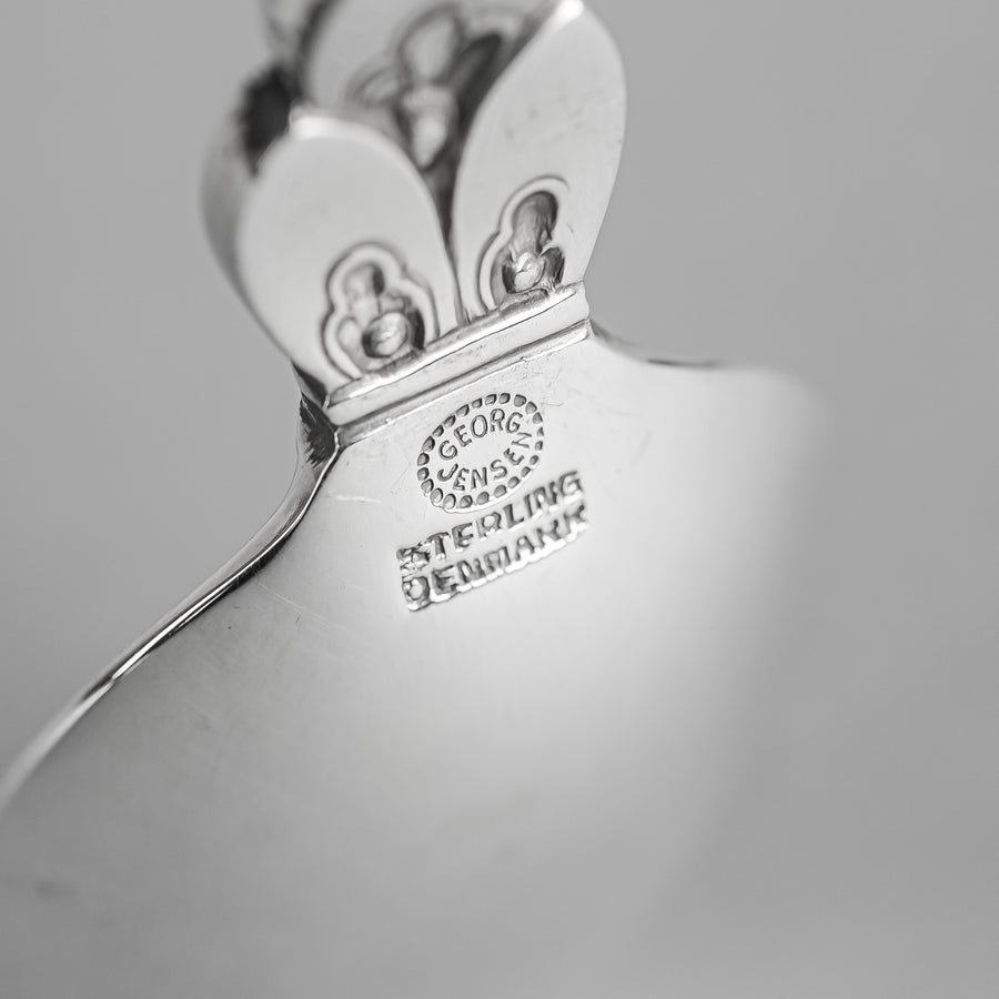 GEORG JENSEN Cactus Sterling Small Teaspoons Set of 11