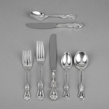 INTERNATIONAL SILVER Joan Of Arc Sterling Flatware 10 Place Settings Plus Extras