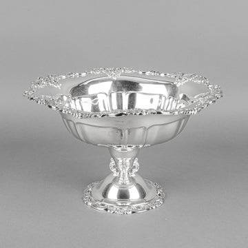WALLACE Baroque Silver Plate Pedestal Bowl