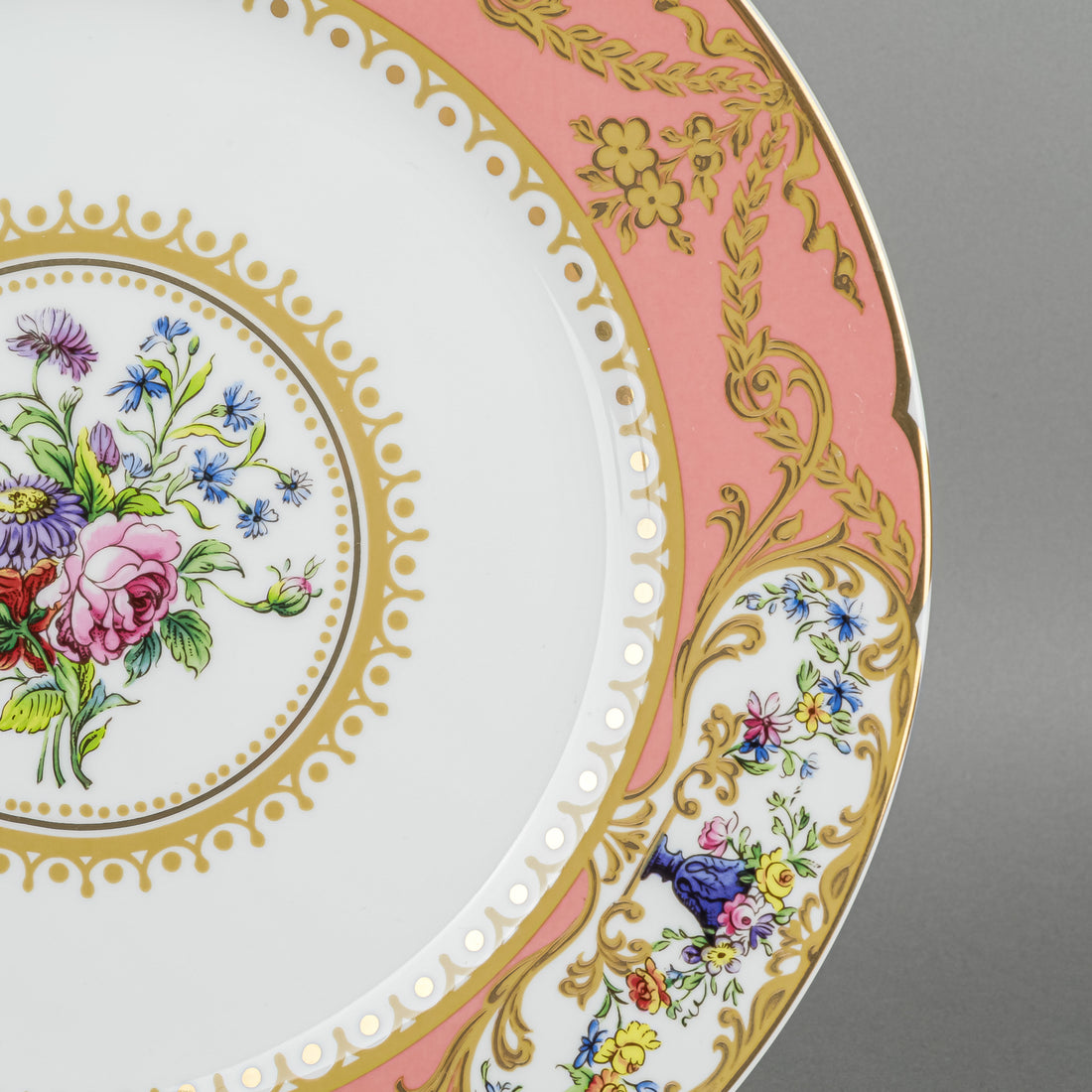 ANDREA BY SADEK Collection Sevres Peach Cake Plate & Server