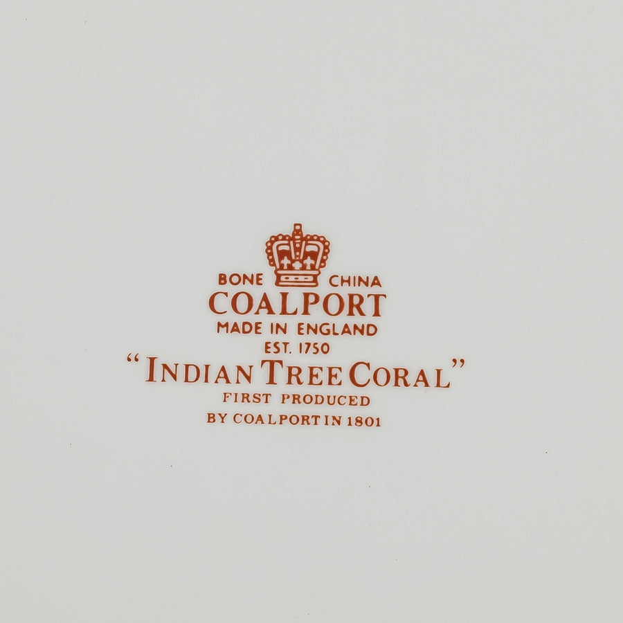 COALPORT Indian Tree Coral 10 Place Setting Plus Extras