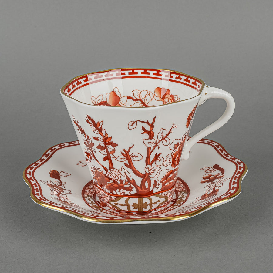 COALPORT Indian Tree Coral 10 Place Setting Plus Extras