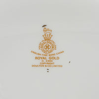 ROYAL DOULTON Royal Gold Oval Covered Serving Bowl