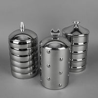 ALESSI Kalisto Canisters Set Of 3 - 6pcs With Lids