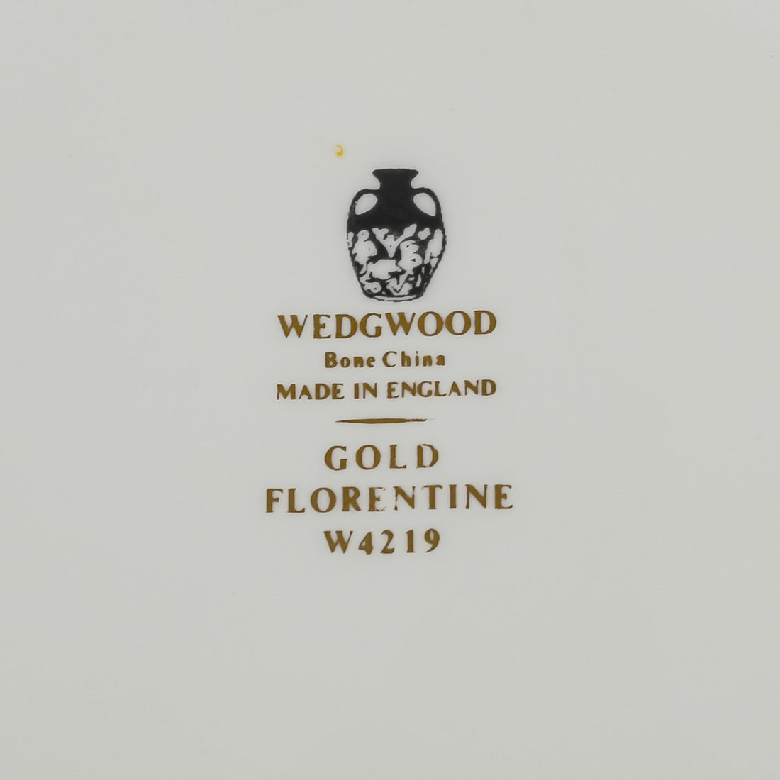 WEDGWOOD Gold Florentine W4219 Soup Plates Set of 4