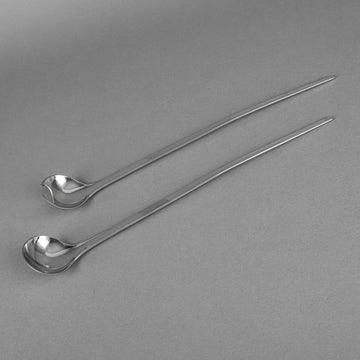 GEORG JENSEN Tuja Tanaquil Stainless Steel Salad Servers Set/2