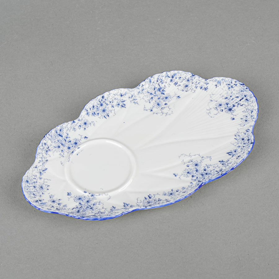 SHELLEY Dainty Blue Cup & Snack Plate Saucer