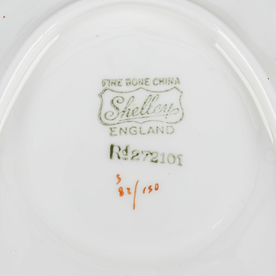SHELLEY Dainty Blue Cup & Snack Plate Saucer