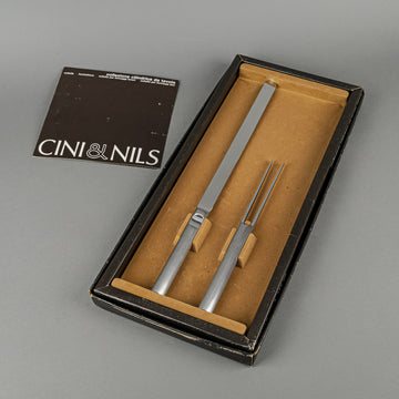 CINI & NILS Cilindrica Da Tavola 157/2 Stainless Steel Carving Set 2pcs