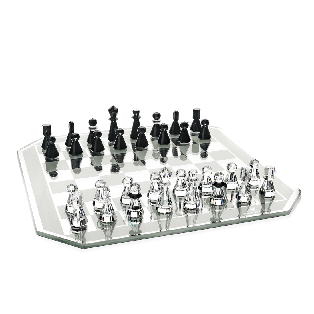 SWAROVSKI Chess Set And Glass Board 155753