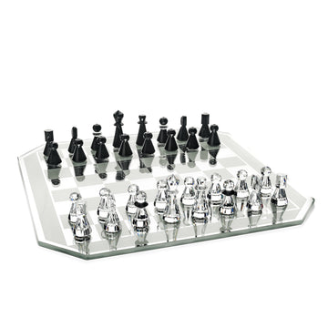 SWAROVSKI Chess Set And Glass Board 155753