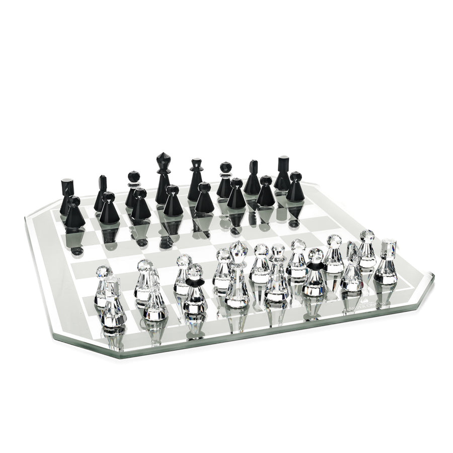 SWAROVSKI Chess Set And Glass Board 155753