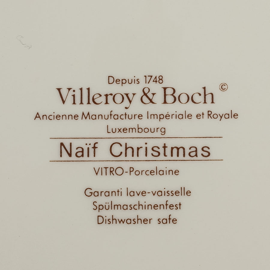 VILLEROY & BOCH Naif Christmas Cake Plate/Tray