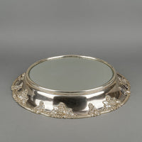 MERIDEN BRITTANIA CO Silver Plate Mirrored Centrepiece Stand
