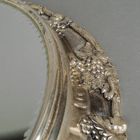 MERIDEN BRITTANIA CO Silver Plate Mirrored Centrepiece Stand