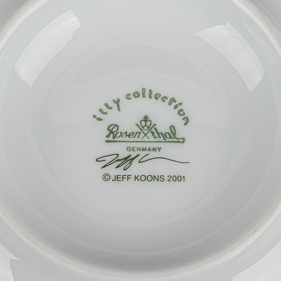 ROSENTHAL Jeff Koons Illy Collection Espresso Cups & Saucers