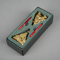 GEORG JENSEN Golden Christmas 2007 Gold Plated Ornaments Boxed