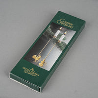 GEORG JENSEN Golden Christmas 1999 Gold Plated Candleholders