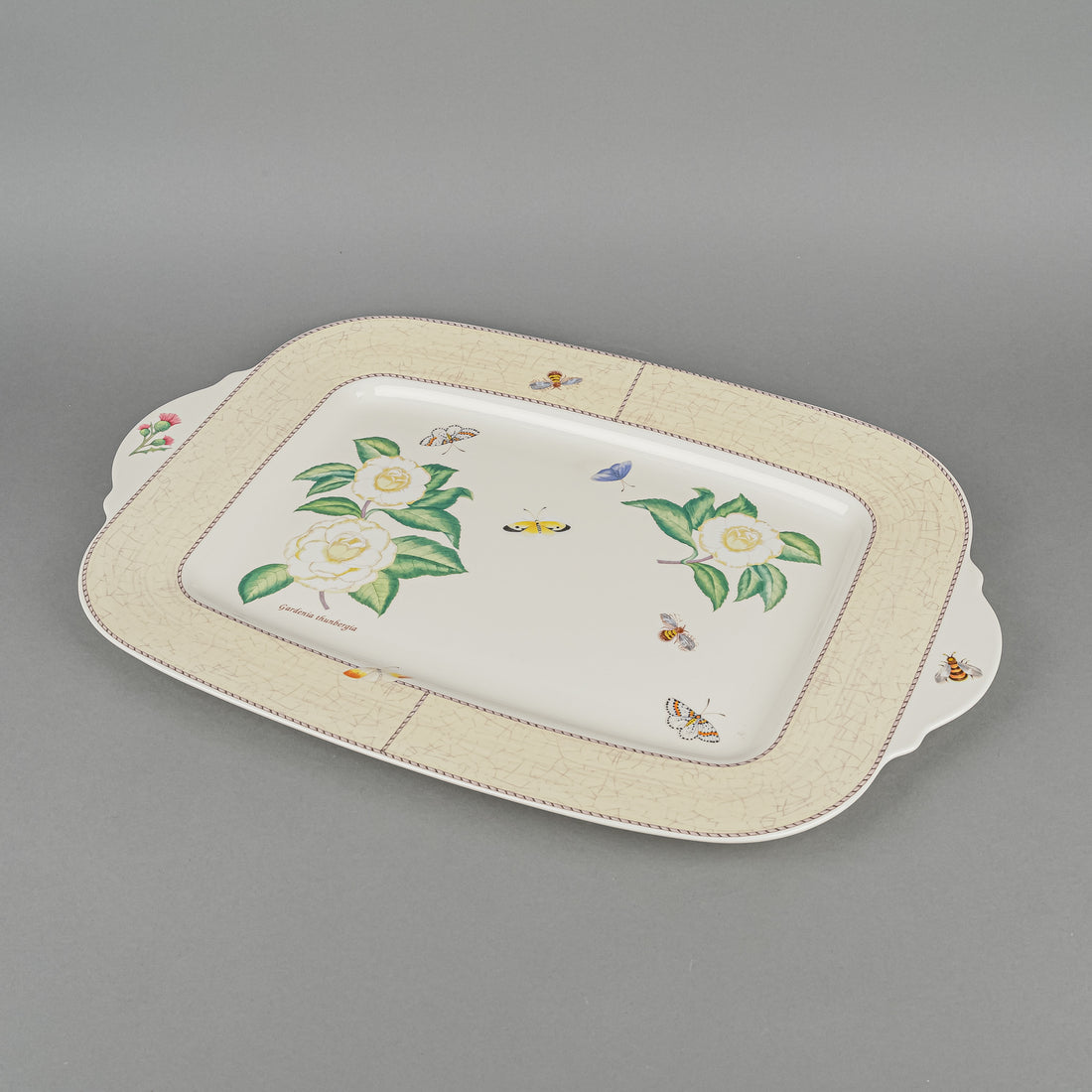 WEDGWOOD Sarahs Garden Handled Platter