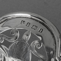 WILLIAMS (Birmingham) LTD Sterling Oavl Pierced Footed Bowl
