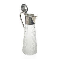 Silver Plate & Cut Crystal Claret Jug