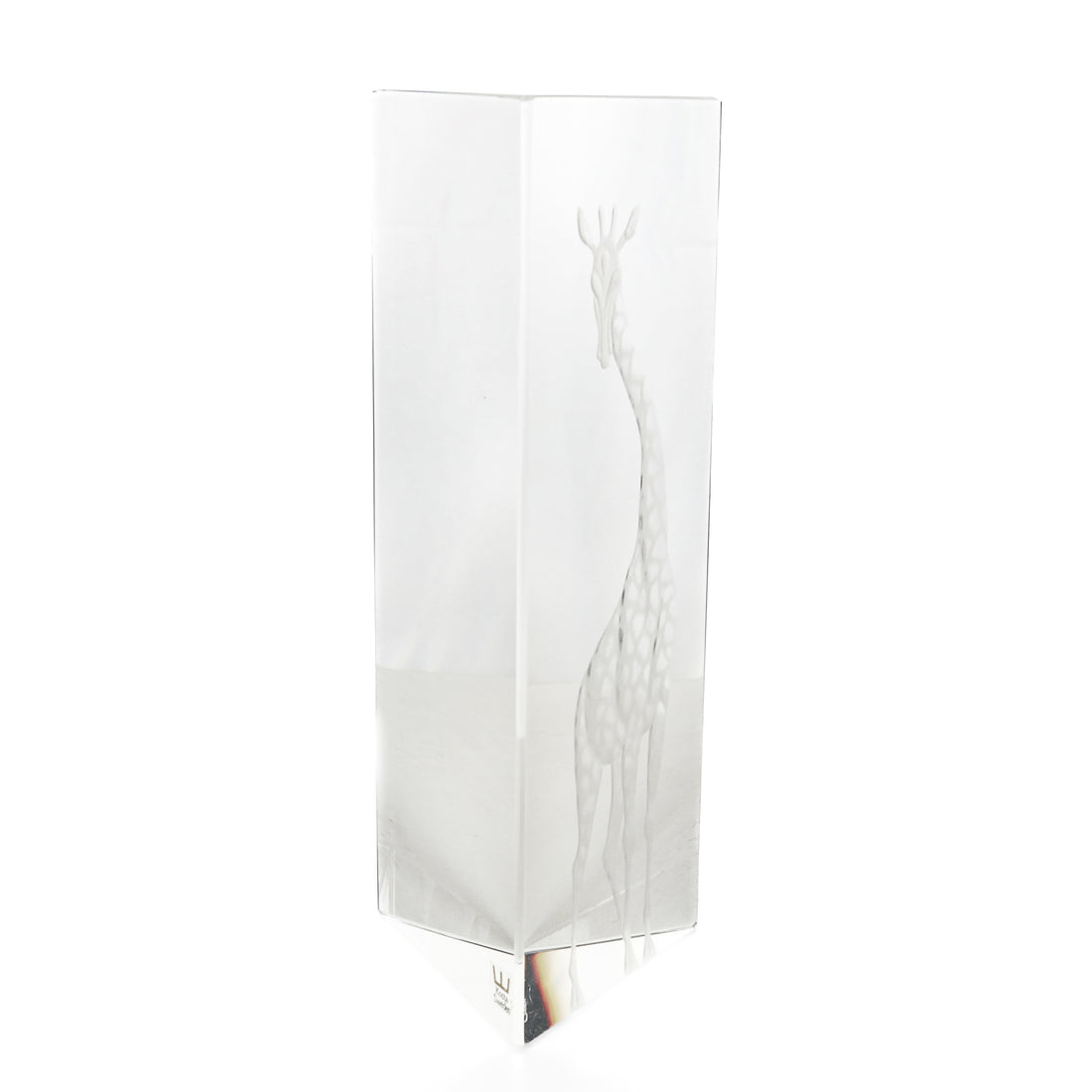 KOSTA Vicke Lindstrand Crystal Giraffe Prismatic Sculpture