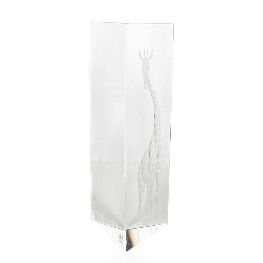 KOSTA Vicke Lindstrand Crystal Giraffe Prismatic Sculpture