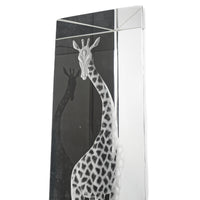 KOSTA Vicke Lindstrand Crystal Giraffe Prismatic Sculpture